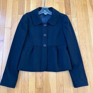 Ann Taylor black peplum blazer